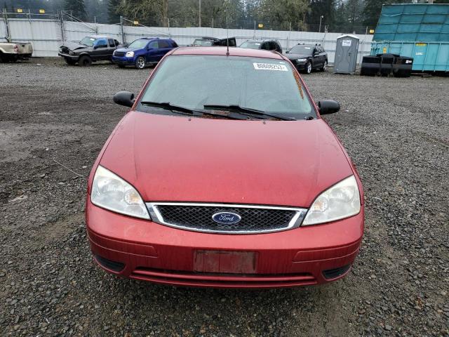 3FAFP31N85R151876 - 2005 FORD FOCUS ZX3 RED photo 5