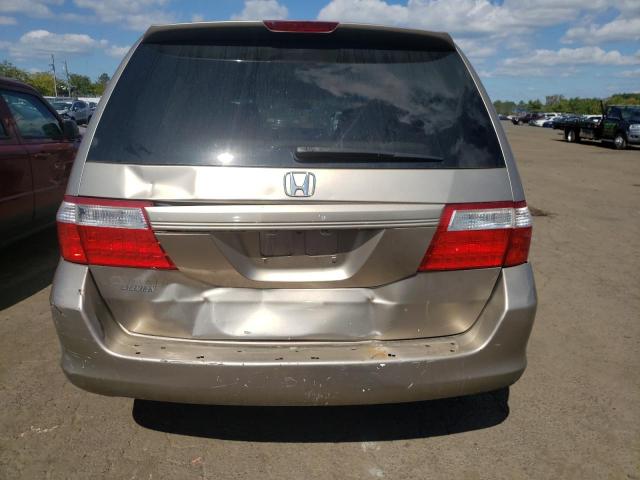 5FNRL38777B136445 - 2007 HONDA ODYSSEY EXL TAN photo 6