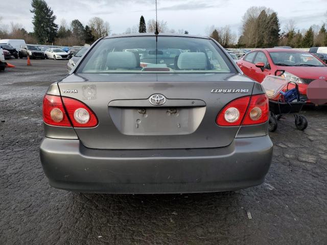 1NXBR32E18Z042671 - 2008 TOYOTA COROLLA CE GRAY photo 6