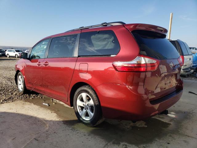 5TDKK3DC5GS741146 - 2016 TOYOTA SIENNA LE BURGUNDY photo 2