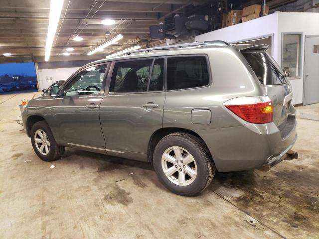 5TDZA3EH6AS007490 - 2010 TOYOTA HIGHLANDER GRAY photo 2