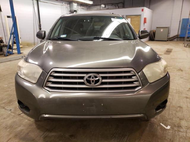 5TDZA3EH6AS007490 - 2010 TOYOTA HIGHLANDER GRAY photo 5