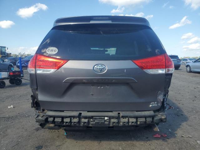 5TDDK3DC3DS049357 - 2013 TOYOTA SIENNA XLE GRAY photo 6