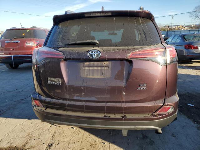 2T3BFREV0GW509544 - 2016 TOYOTA RAV4 LE MAROON photo 6