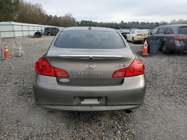 JN1CV6APXAM407432 - 2010 INFINITI G37 BASE GRAY photo 6