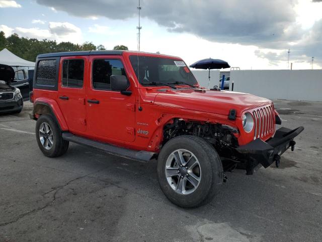 1C4HJXEN5MW544560 - 2021 JEEP WRANGLER UNLIMITED SAHARA RED photo 4