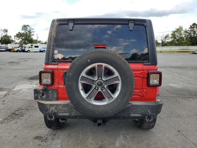 1C4HJXEN5MW544560 - 2021 JEEP WRANGLER UNLIMITED SAHARA RED photo 6