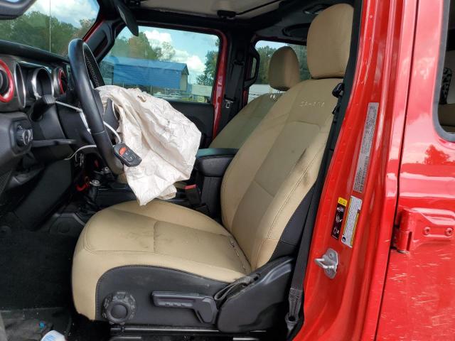 1C4HJXEN5MW544560 - 2021 JEEP WRANGLER UNLIMITED SAHARA RED photo 7