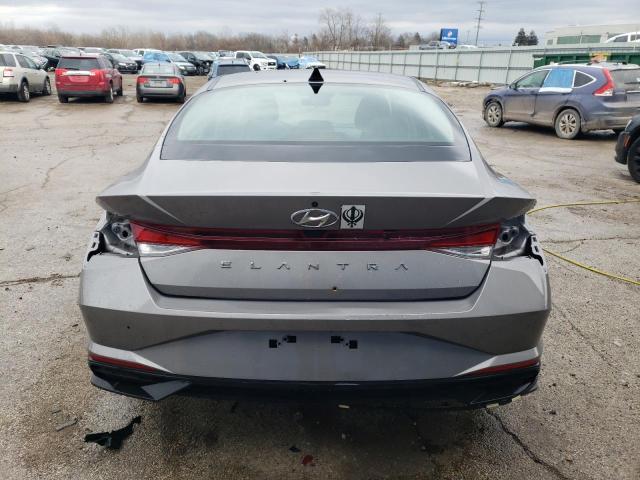 KMHLM4AG3NU333874 - 2022 HYUNDAI ELANTRA SEL GRAY photo 6