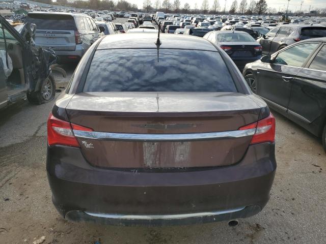 1C3CCBBB0DN763308 - 2013 CHRYSLER 200 TOURING BROWN photo 6