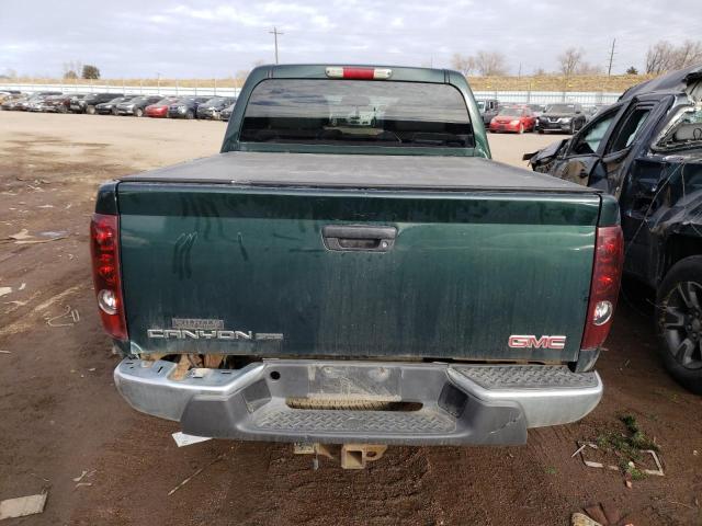 1GTDT136658110817 - 2005 GMC CANYON GREEN photo 6