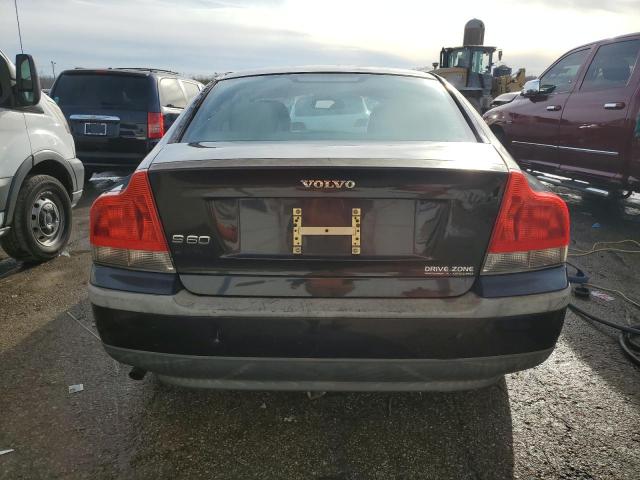 YV1RS61T142391631 - 2004 VOLVO S60 BLACK photo 6