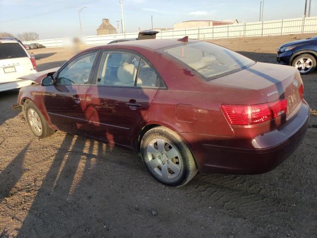 5NPET4AC1AH631406 - 2010 HYUNDAI SONATA GLS MAROON photo 2