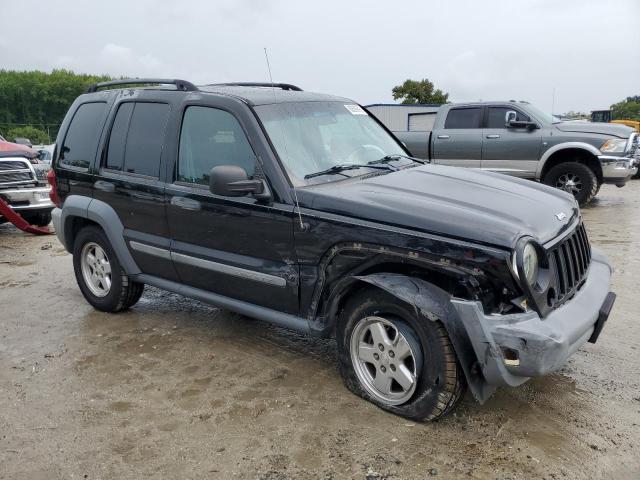 1J4GL48K75W507852 - 2005 JEEP LIBERTY SPORT 黑色 照片 4