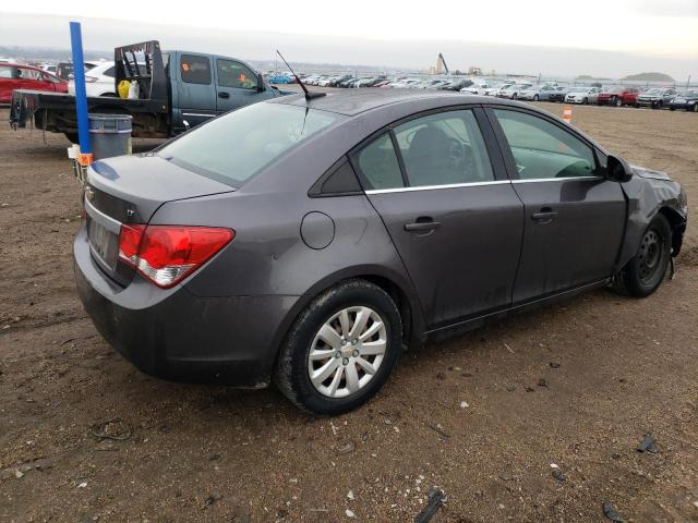 1G1PF5S98B7227851 - 2011 CHEVROLET CRUZE LT BLACK photo 3