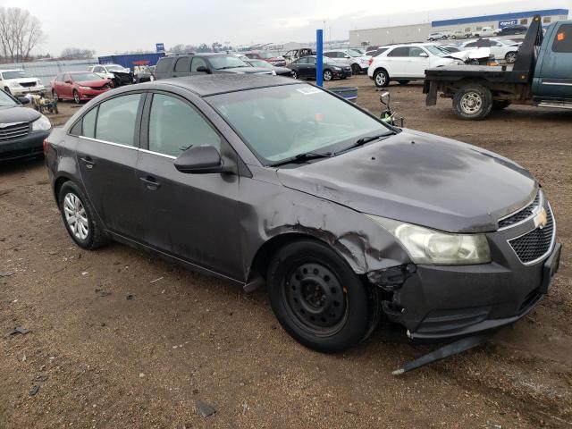 1G1PF5S98B7227851 - 2011 CHEVROLET CRUZE LT BLACK photo 4