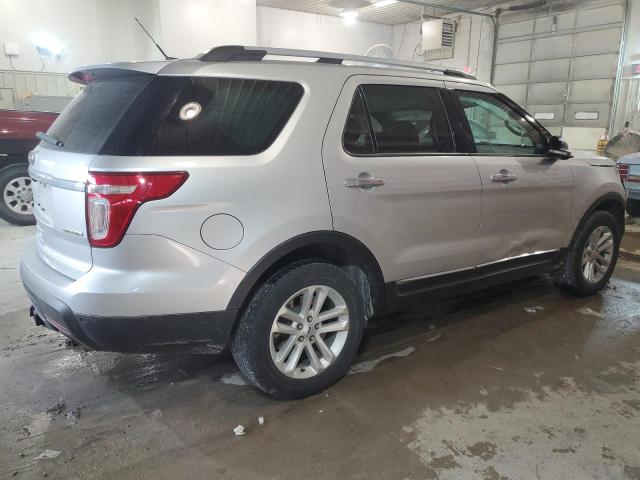 1FM5K7D80FGC63853 - 2015 FORD EXPLORER XLT SILVER photo 3