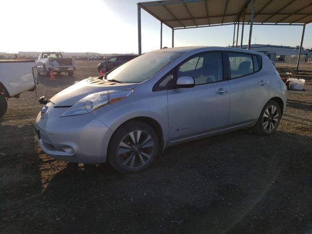 1N4BZ0CP1HC300556 - 2017 NISSAN LEAF S SILVER photo 1