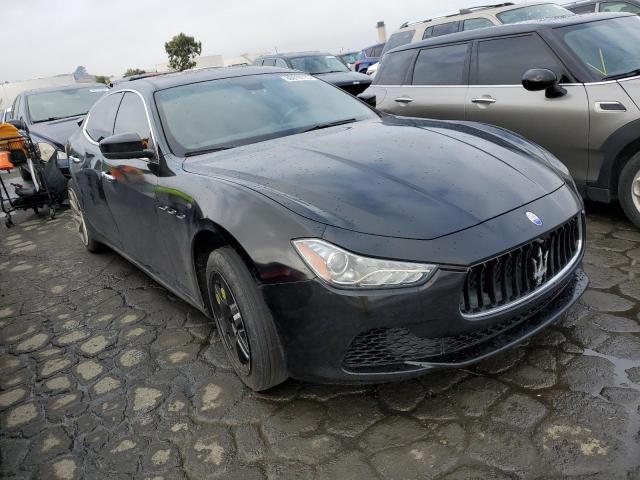 ZAM57XSA2E1106186 - 2014 MASERATI GHIBLI BLACK photo 4