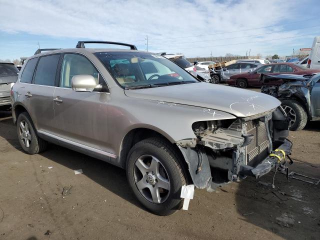 WVGZE77L87D001140 - 2007 VOLKSWAGEN TOUAREG V6 BEIGE photo 4