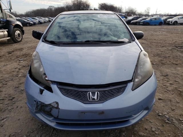 JHMGE8H28AC014229 - 2010 HONDA FIT BLUE photo 5