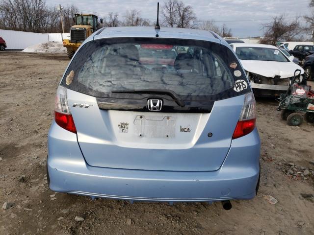 JHMGE8H28AC014229 - 2010 HONDA FIT BLUE photo 6