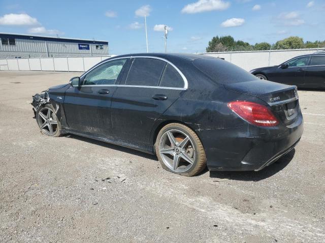 55SWF4KBXFU080916 - 2015 MERCEDES-BENZ C 300 4MATIC BLACK photo 2