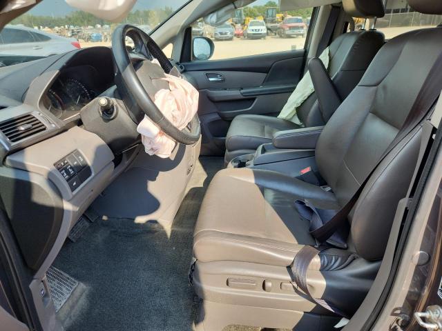 5FNRL5H66EB113402 - 2014 HONDA ODYSSEY EXL GRAY photo 7