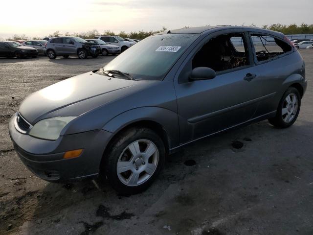 1FAFP31N87W239181 - 2007 FORD FOCUS ZX3 GRAY photo 1