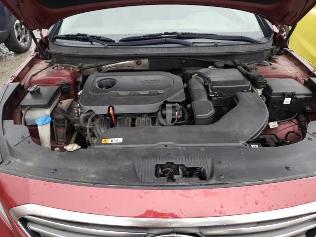 5NPE24AF4GH271487 - 2016 HYUNDAI SONATA SE RED photo 11