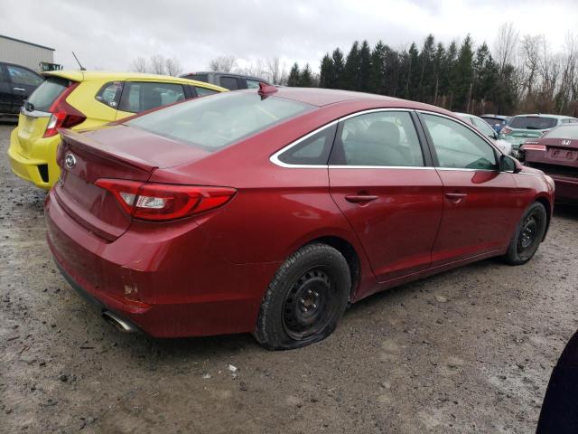 5NPE24AF4GH271487 - 2016 HYUNDAI SONATA SE RED photo 3