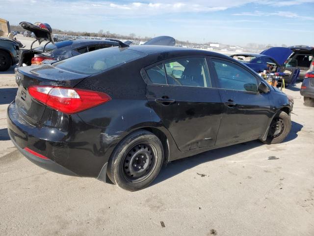 KNAFK4A61G5542121 - 2016 KIA FORTE LX BLACK photo 3