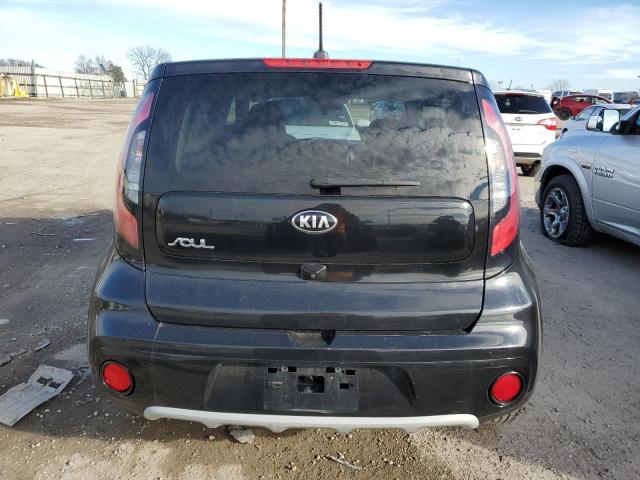 KNDJP3A53K7649426 - 2019 KIA SOUL + BLACK photo 6