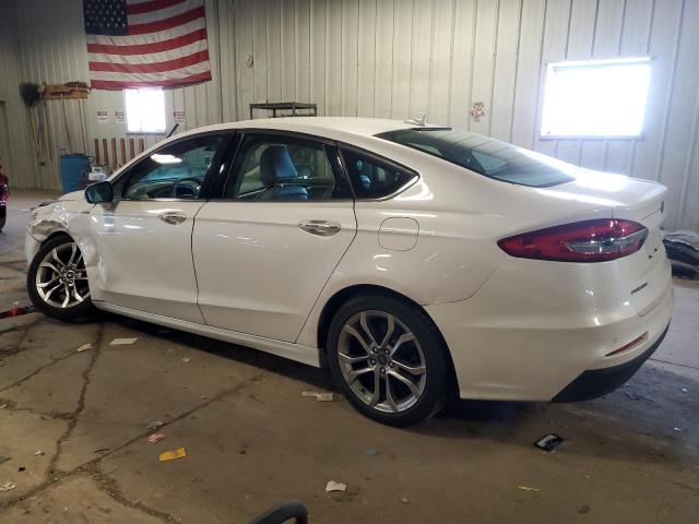 3FA6P0CD6LR162729 - 2020 FORD FUSION SEL WHITE photo 2