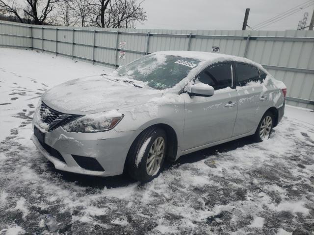 3N1AB7AP7KY221335 - 2019 NISSAN SENTRA S SILVER photo 1