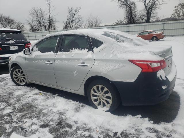 3N1AB7AP7KY221335 - 2019 NISSAN SENTRA S SILVER photo 2