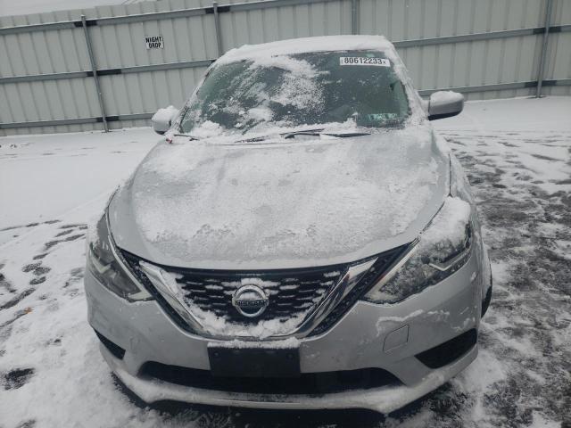 3N1AB7AP7KY221335 - 2019 NISSAN SENTRA S SILVER photo 5