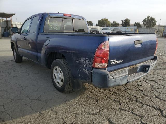 5TETX22N47Z405768 - 2007 TOYOTA TACOMA ACCESS CAB BLUE photo 2