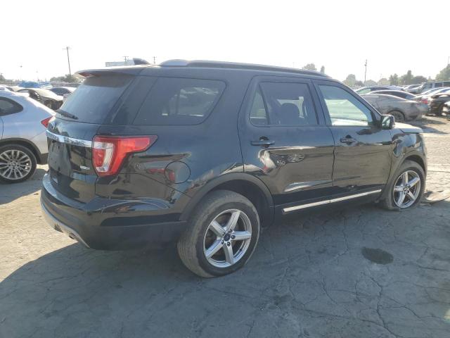 1FM5K8DH6HGB03095 - 2017 FORD EXPLORER XLT BLACK photo 3