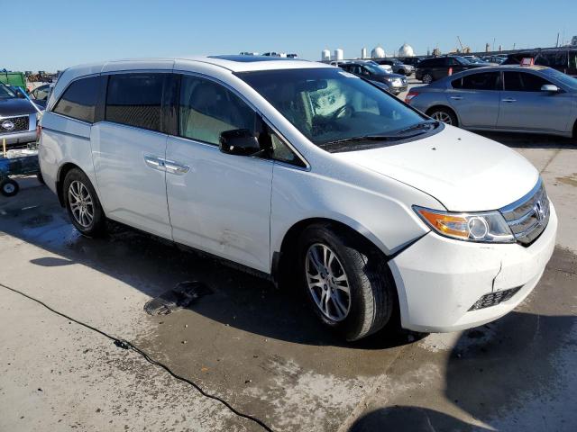 5FNRL5H64CB111662 - 2012 HONDA ODYSSEY EXL WHITE photo 4