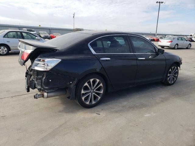 1HGCR2F54EA092928 - 2014 HONDA ACCORD SPORT BLACK photo 3