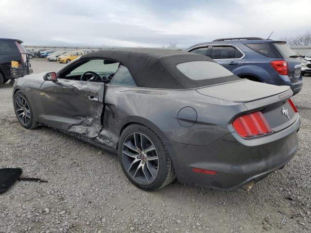 1FATP8EMXF5359635 - 2015 FORD MUSTANG GRAY photo 2