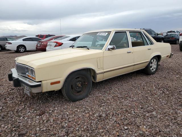 1MEBP86X0DK602929 - 1983 MERCURY ZEPHYR GS YELLOW photo 1