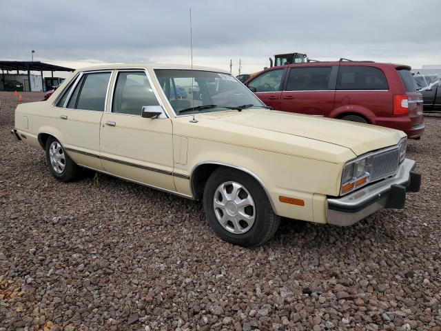 1MEBP86X0DK602929 - 1983 MERCURY ZEPHYR GS YELLOW photo 4