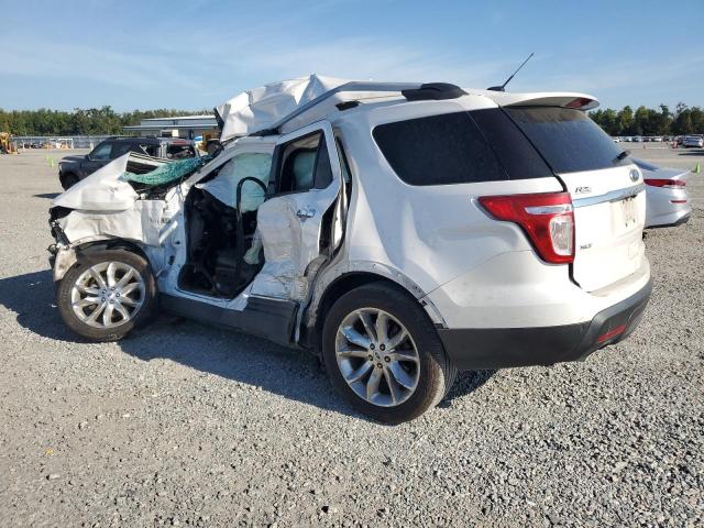 1FM5K7D87DGA20263 - 2013 FORD EXPLORER XLT WHITE photo 2