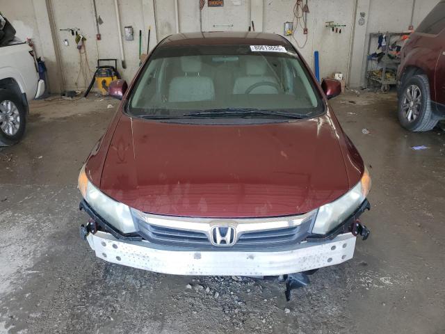 2HGFB2F55CH537614 - 2012 HONDA CIVIC LX Bordo foto 5