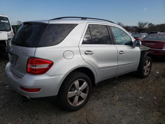 4JGBB8GB2AA600518 - 2010 MERCEDES-BENZ ML 350 4MATIC SILVER photo 3