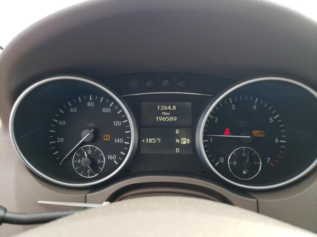 4JGBB8GB2AA600518 - 2010 MERCEDES-BENZ ML 350 4MATIC SILVER photo 9