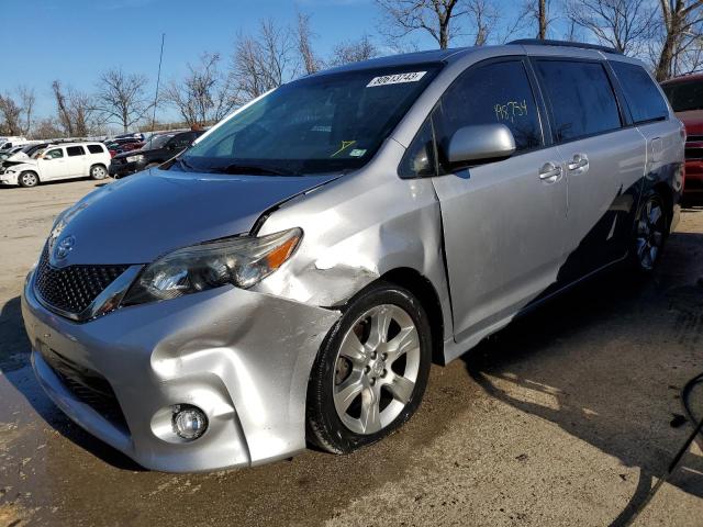 5TDXK3DC3BS035209 - 2011 TOYOTA SIENNA SPORT SILVER photo 1