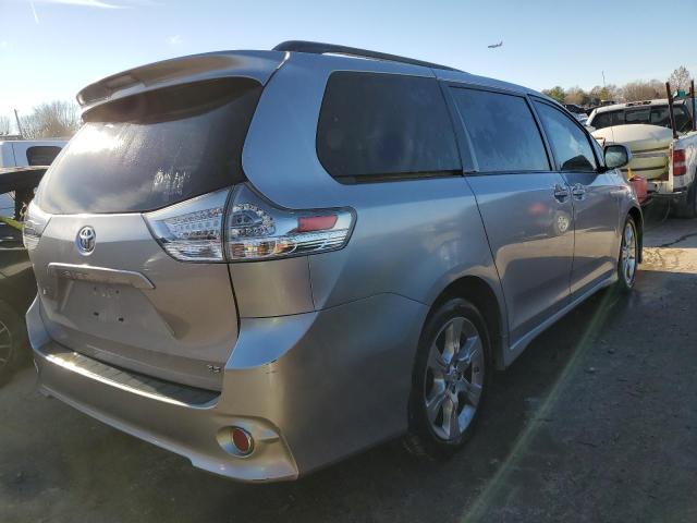 5TDXK3DC3BS035209 - 2011 TOYOTA SIENNA SPORT SILVER photo 3